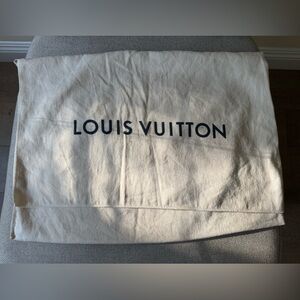 Auth Louis Vuitton Large Cotten Dust Bag